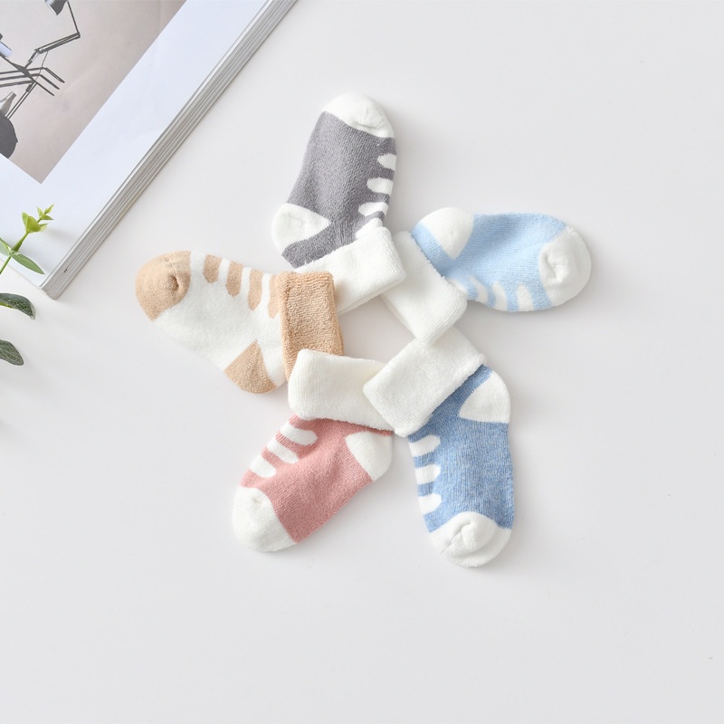 Tất Xù Cổ Cao Siêu Ấm Nhiều Mẫu Cho Bé Trai Bé Gái Sơ Sinh - 2 Tuổi SABOMART