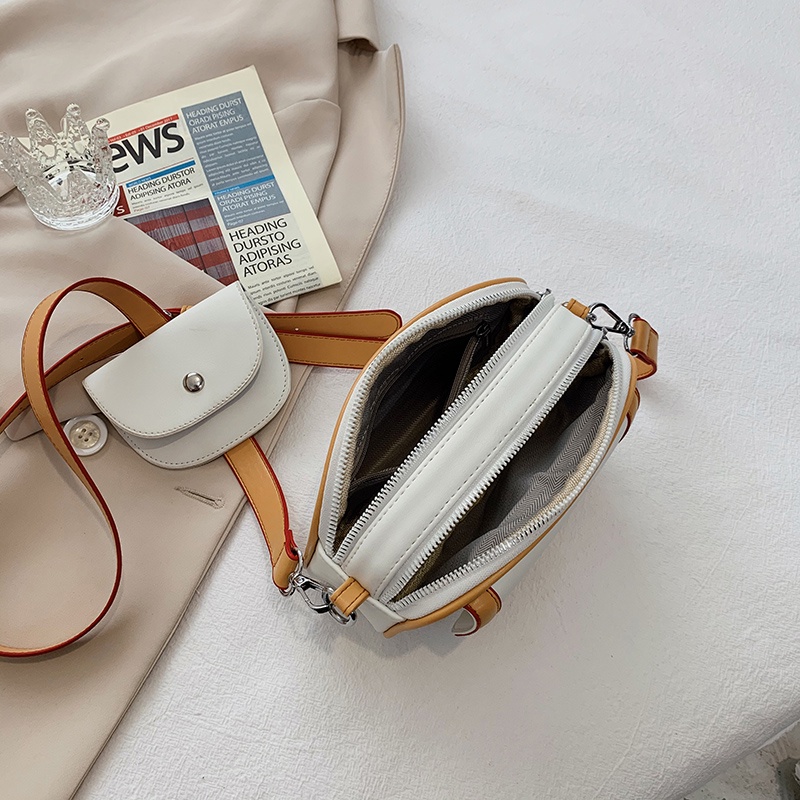 Túi đeo vai IELGY hình vuông nhỏ nhắn màu sắc nổi bật phong cách phương tây dành cho bạn nữ