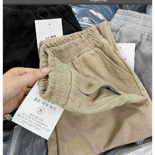 mẫu hot*QUẦN BAGGY DẠ Chéo Hai Khuy Chất Đẹp