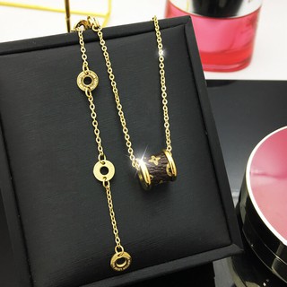 Dây chuyền nữ bằng thép không gỉ mạ vàng 18K sang trọng