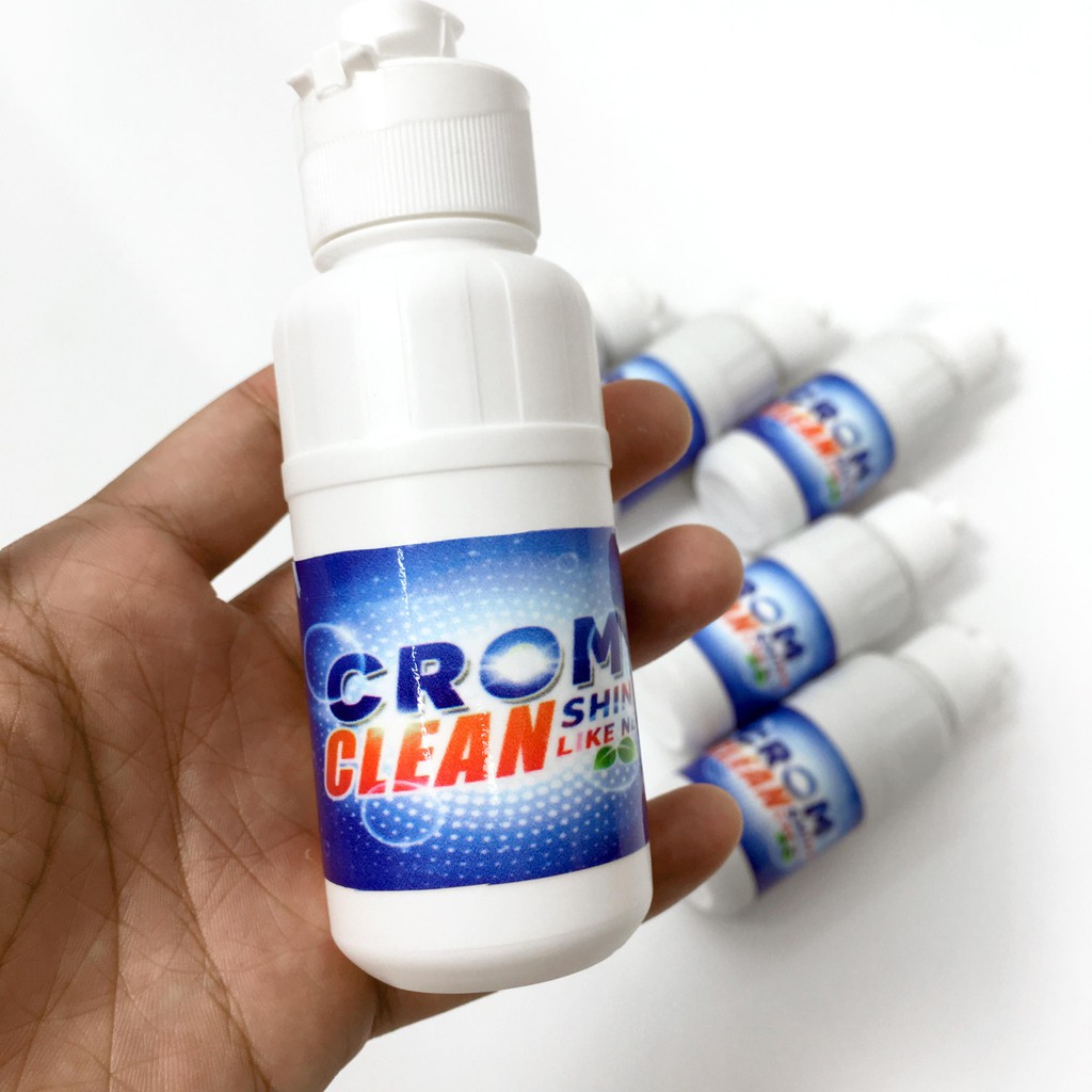 Combo 05 Lọ Dung Dịch Tẩy Ố Crom Chuyên Dụng-CROM CLEAN Lọ 100ml