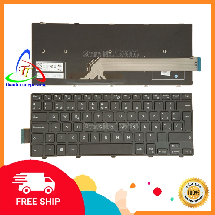 Bàn Phím Laptop Dell inspiron 3441 3442 3443 3468 3445 3446 3449 3458 3459