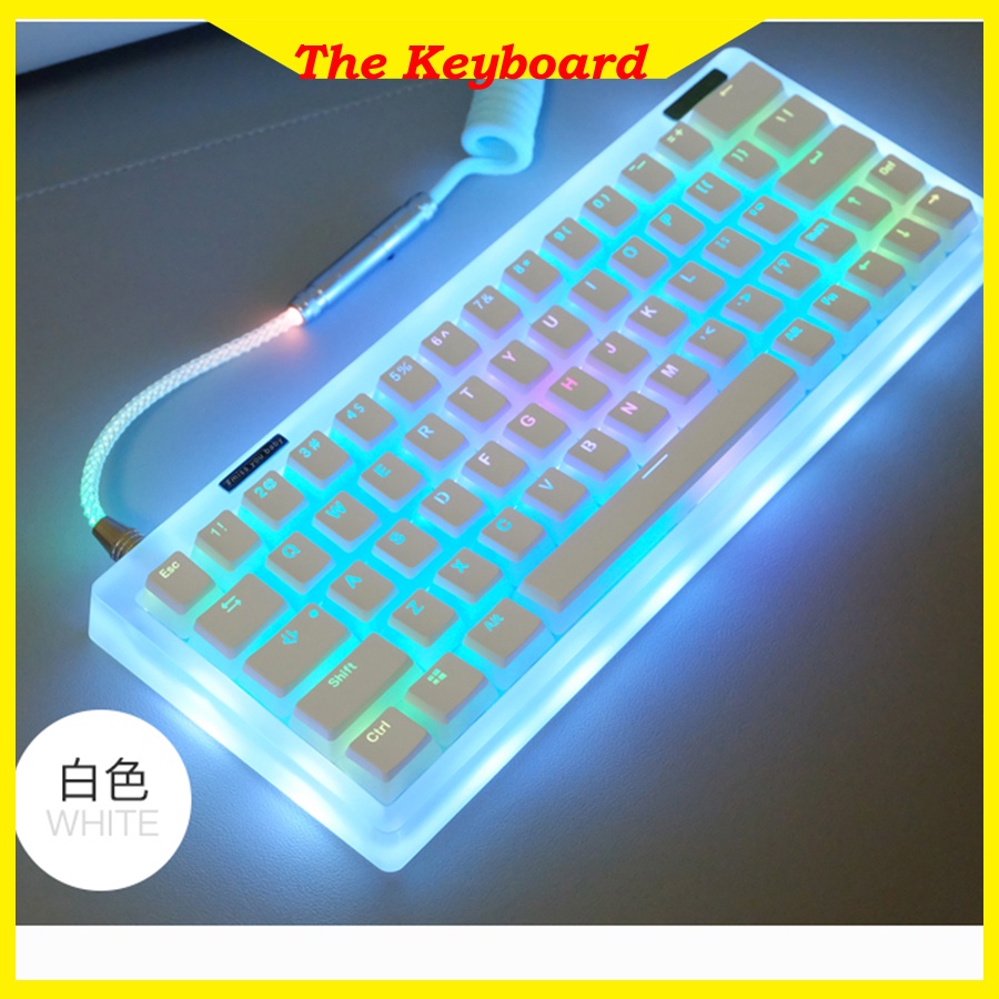Keycap Pudding PBT 134 phím. Keycap xuyên led giá rẻ siêu đẹp.