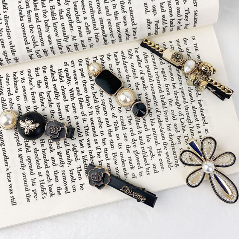 Set 5 Kẹp Tóc Ngọc Trai Giả Thời Trang Cho Nữ