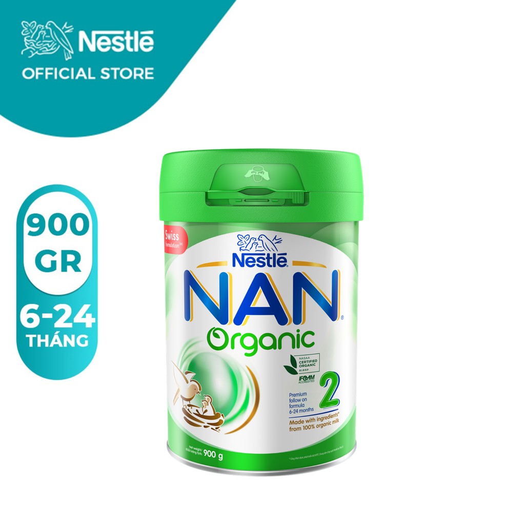 Sữa Bột Nestle NAN ORGANIC 2 – Hộp 900gram