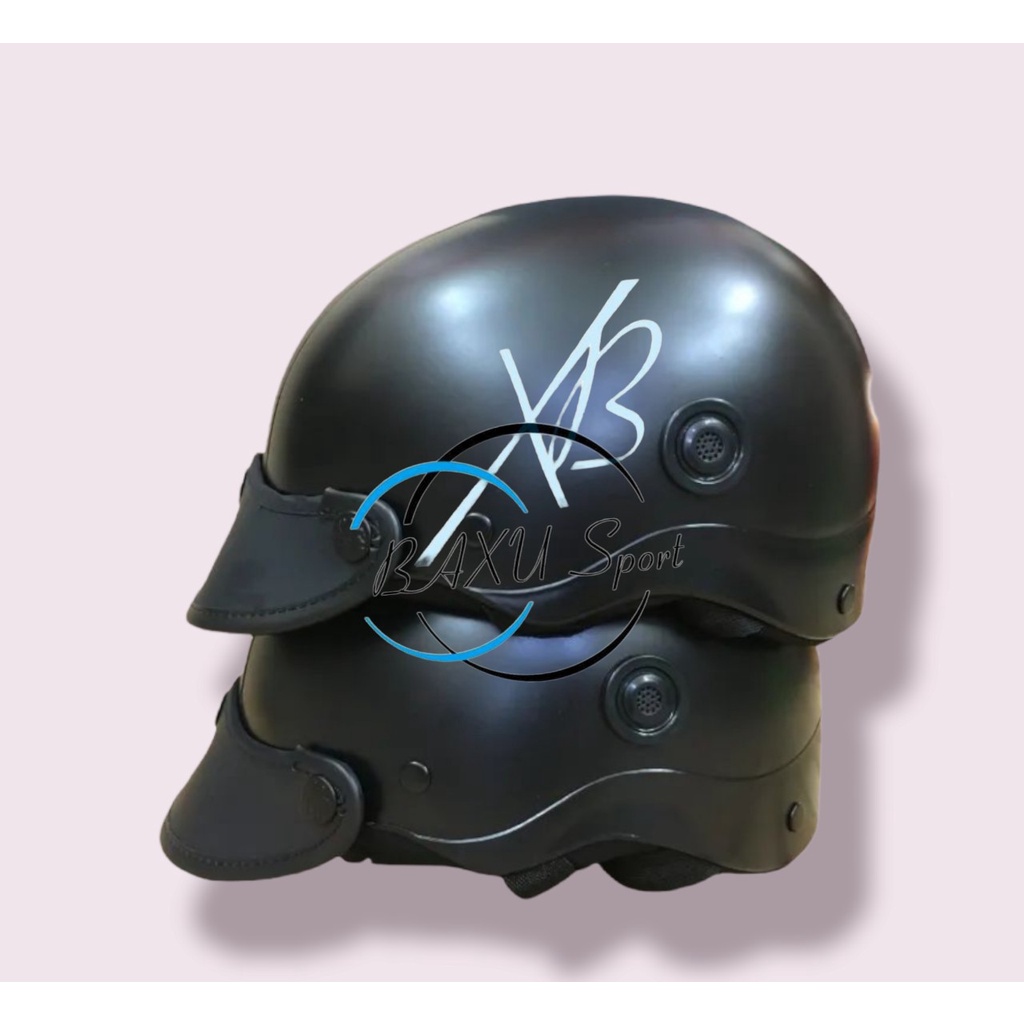 Nón Bảo Hiểm 1/2 Đầu - Màu Sơn Nhám PHỦ 3 LỚP TỐT CHỐNG HAO MÒN THEO THỜI GIAN - Có Lỗ Thông Gió - Hợp Với Nam &amp; Nữ