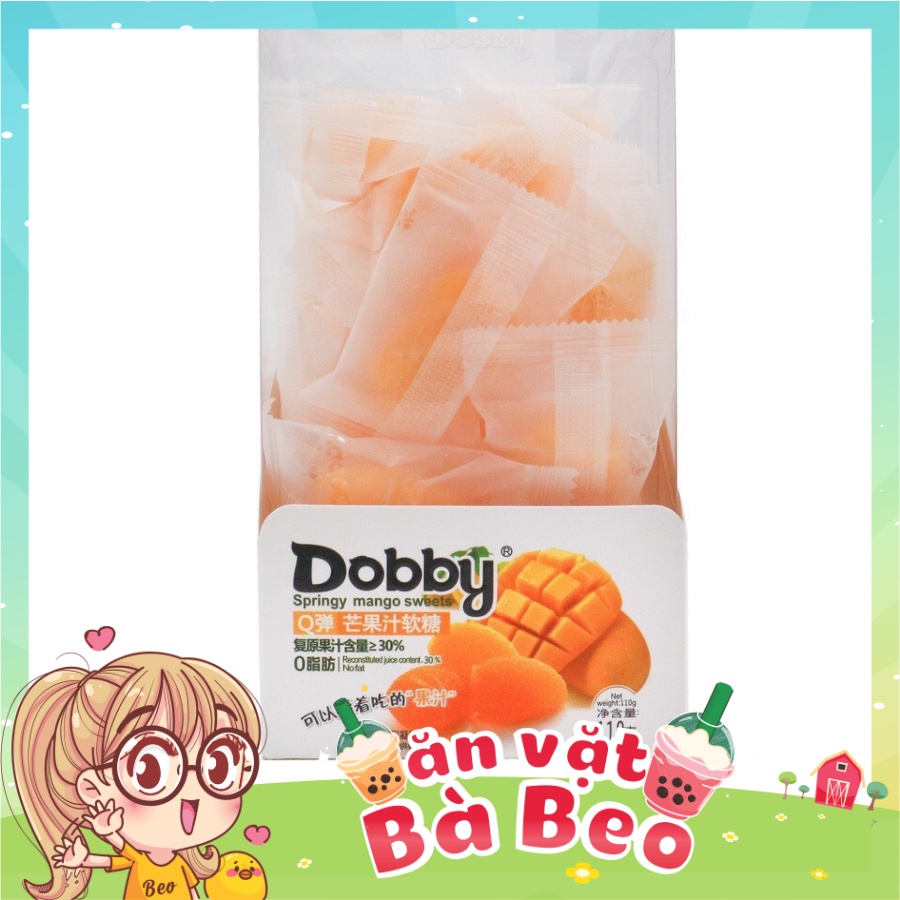 KẸO DẺO DOBBY NHẬP KHẨU ĐÀI LOAN 100G HOTTREN 2022