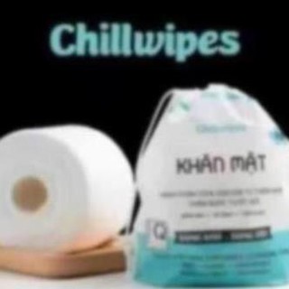 Khăn mặt khô Chillwipes dùng 1 lần lau khô, lau ướt - Giấy lau mặt dùng một lần