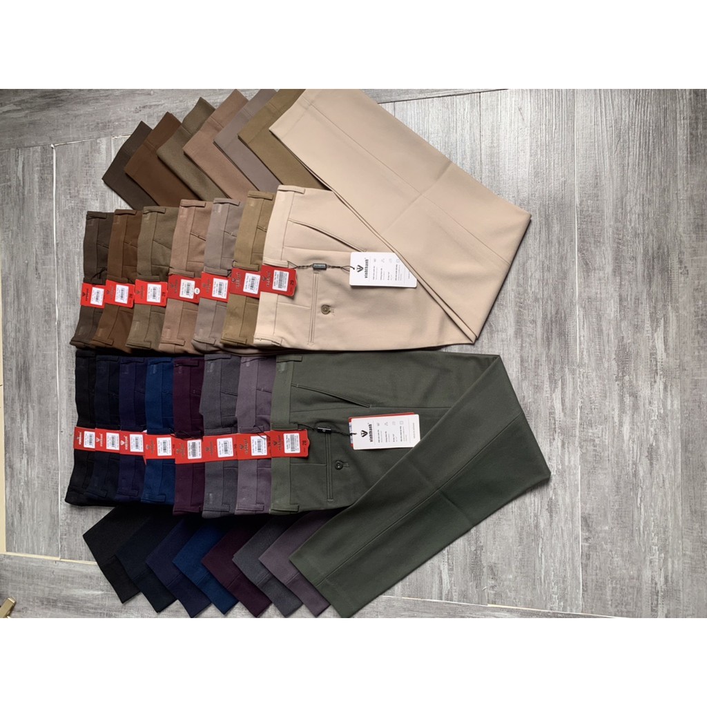 Quần âu nam cao cấp  vinh thành, quần tây dáng công sở ống đứng co dãn nhẹ chống nhăn xù | BigBuy360 - bigbuy360.vn