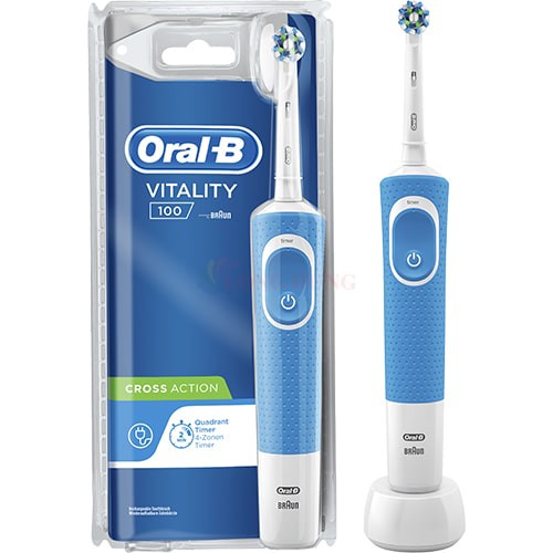 Bàn chải điện Oral-B Vitality 100 CrossAction (Vỏ nhựa) - Hàng nhập khẩu