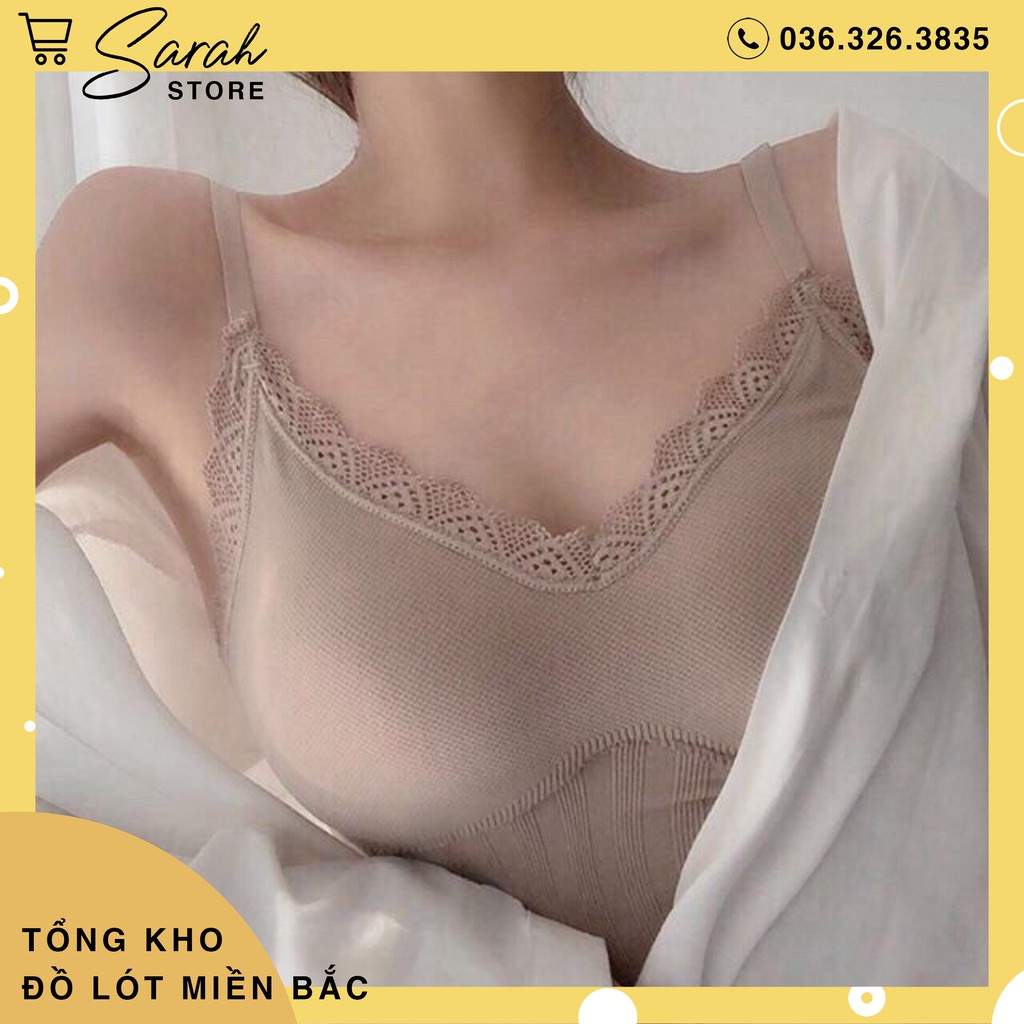 Áo Bra 2 Dây Dáng Dài Chất Mềm Mịn