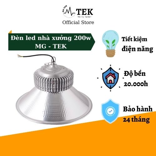 Đèn led nhà xưởng 200w 150w 100w, đèn nhà xưởng cao cấp chính hãng bảo hành 2 năm