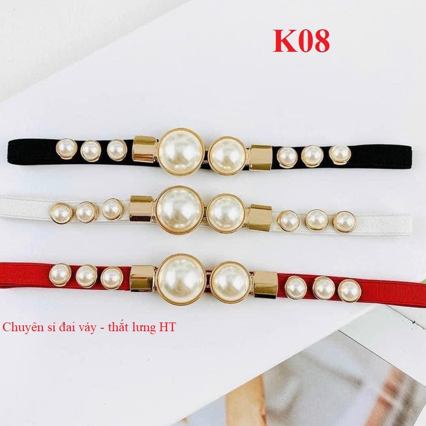 Đai váy belt NGỌC bản nhỏ K08