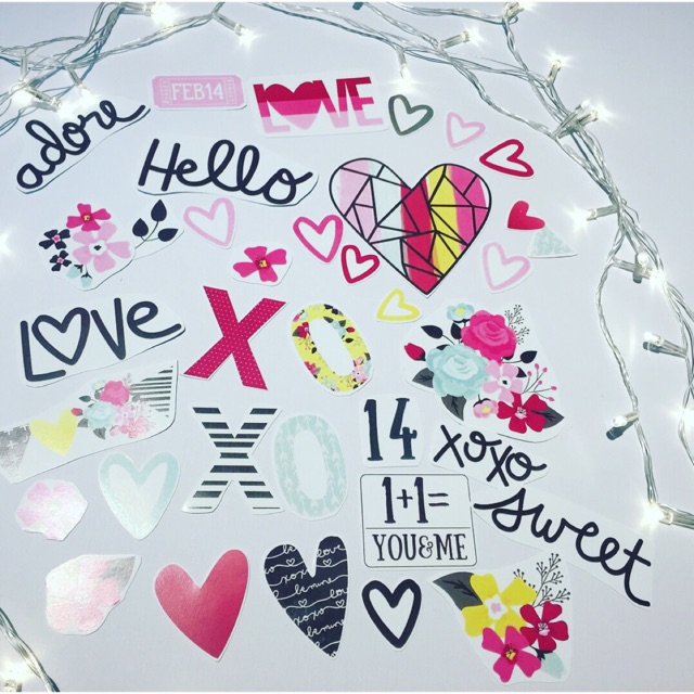 Die cut love & adore