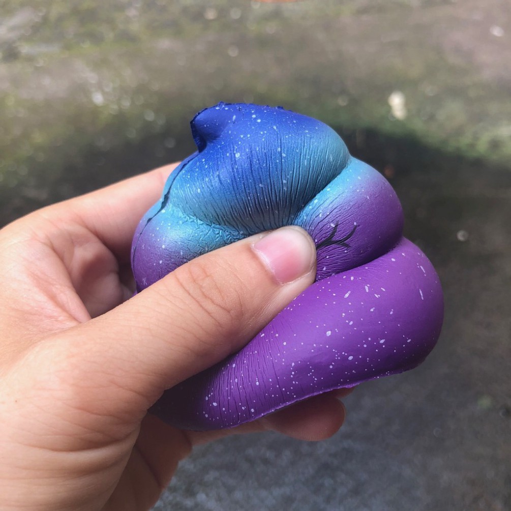 (cảnh báo) -Squishy bé shit galaxy 7cm- hình thật shop chụp