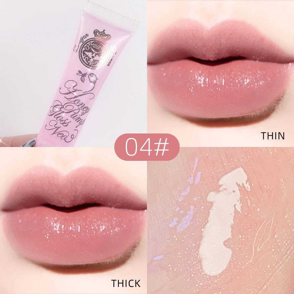 [Hàng mới về] Son môi gel dạng thạch hiệu ứng tráng gương trang điểm nude lâu trôi không thấm nước