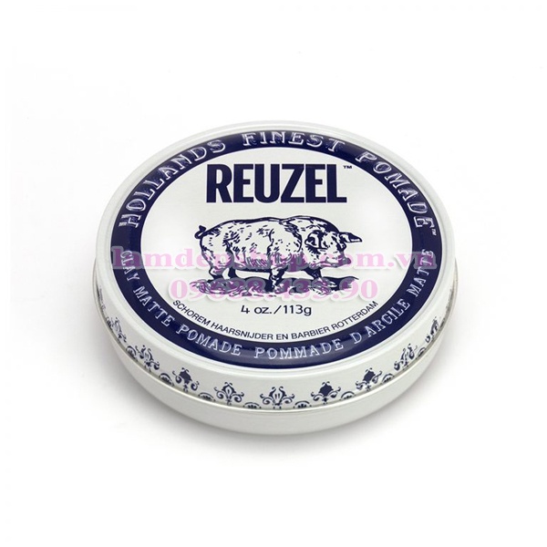 Sáp tạo kiểu - Reuzel Pomade - Giữ nếp, tạo kiểu, tạo bóng (35g, 113g, 340g) - LT