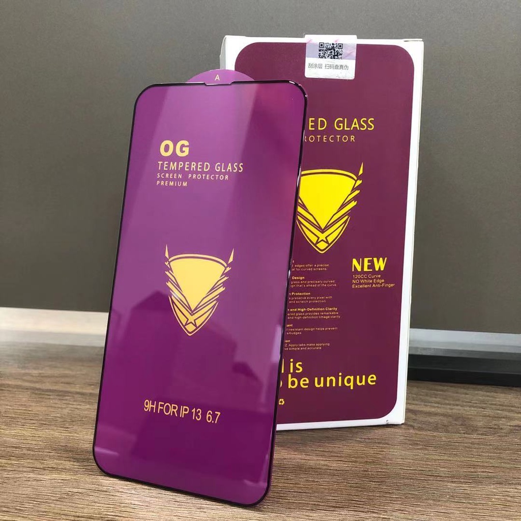 Cường lực Iphone 13 ProMax/13 Pro/Iphone 13/12 ProMax/12 Pro OG, KingKong Full cao cấp viền siêu mỏng không chấm li ti
