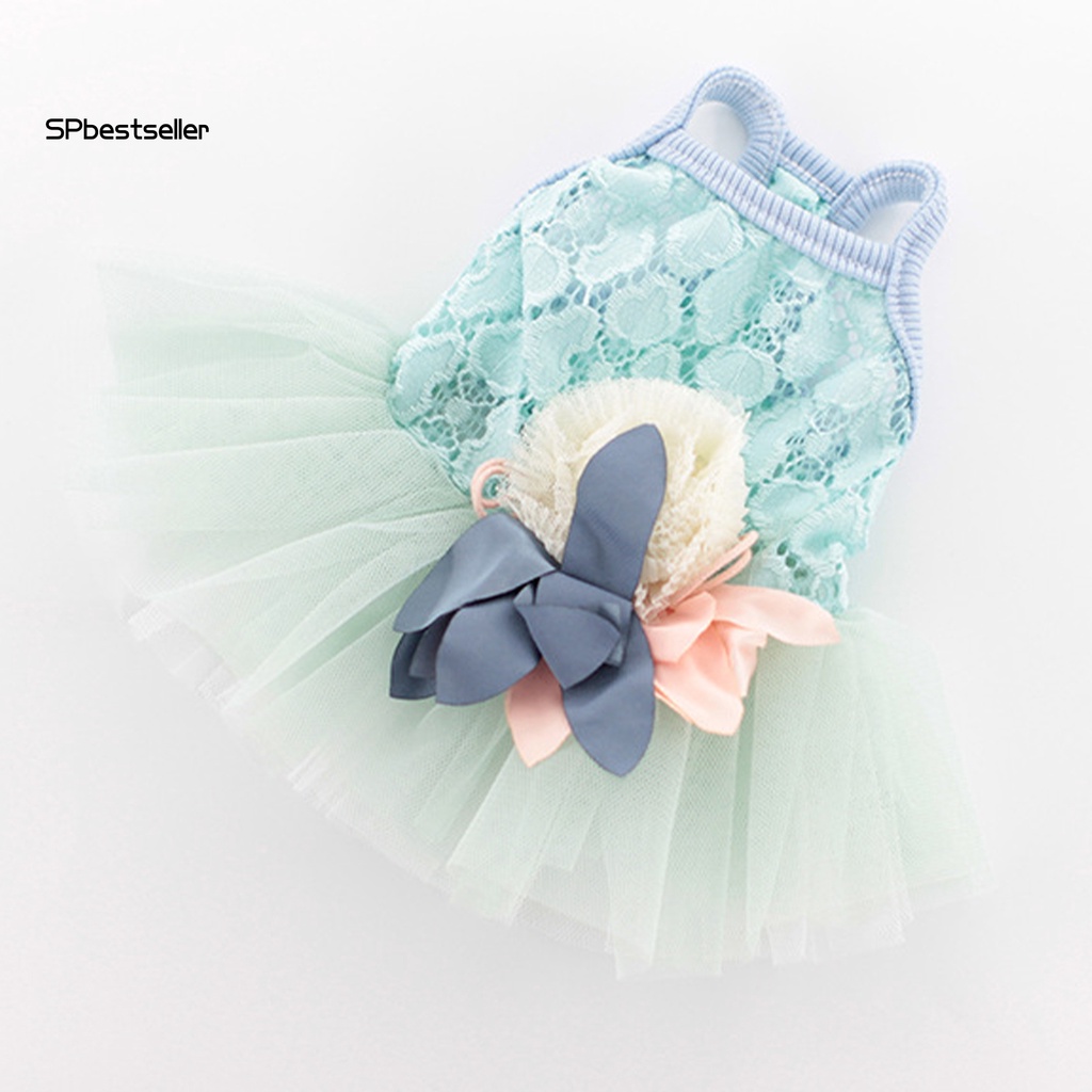 Đầm Lưới Không Tay Co Giãn Đáng Yêu Dành Cho Cún Cưng