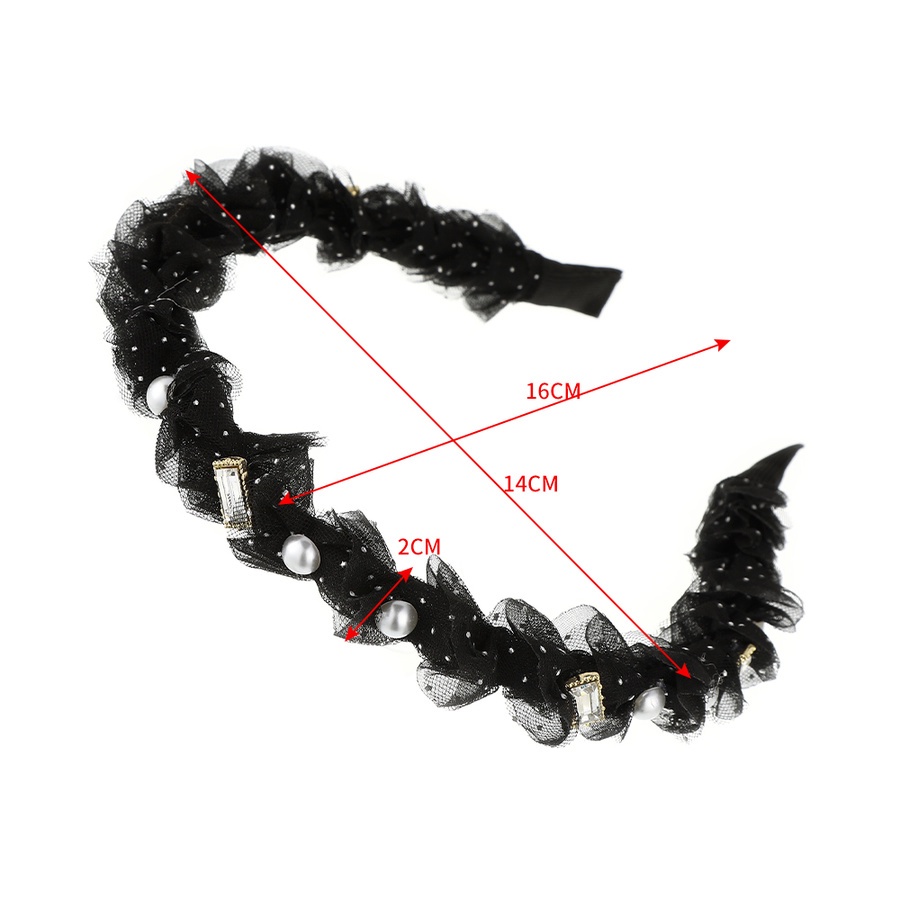 Băng Đô Cài Tóc Dạng Lưới Đính Ngọc Trai Thời Trang Hàn Quốc Cho Nữ