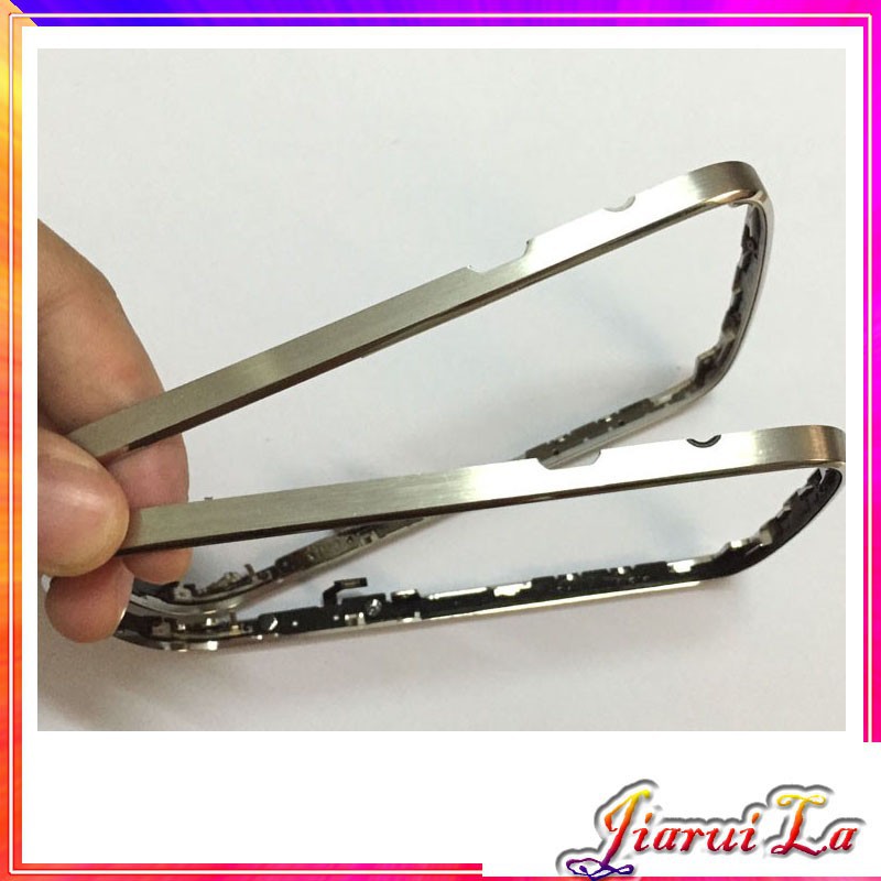 Original New Silvery/Gold Metal Middle Frame Bezel Plate For Blackberry Bold 9900 Frame Housing With Side Button Key