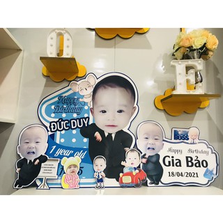 Chibi trang trí sinh nhật cho bé cao 35cm