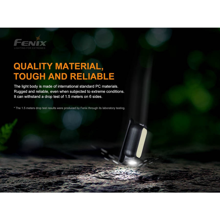 Đèn pin FENIX E-LITE độ sáng 150 lumen chiếu xa 40 mét cổng sạc USB pin liền thân 275mAh