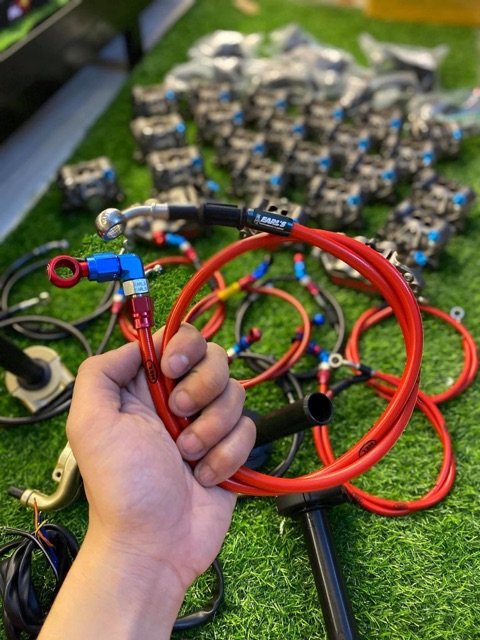 Dây dầu Hell nối khúc bấm 45-90 độ gắn mọi xe