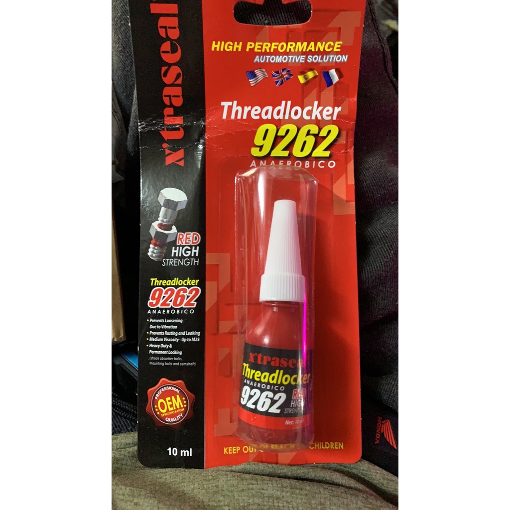 Keo khóa ren, keo chống tháo X'Traseal 9262 Threadlocker 10ml