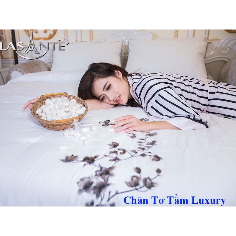 Chăn Tơ Tằm Luxury Lasante' chính hãng tơ tằm tự nhiên