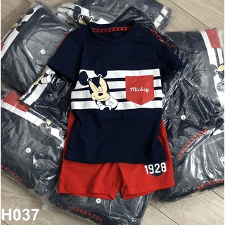 Bộ mickey bé trai cotton