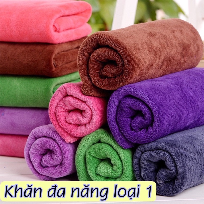 Khăn gội đầu 35x75cm, quấn đầu loạisiêu thấm nước cho spa và salon tóc đủ kích thước