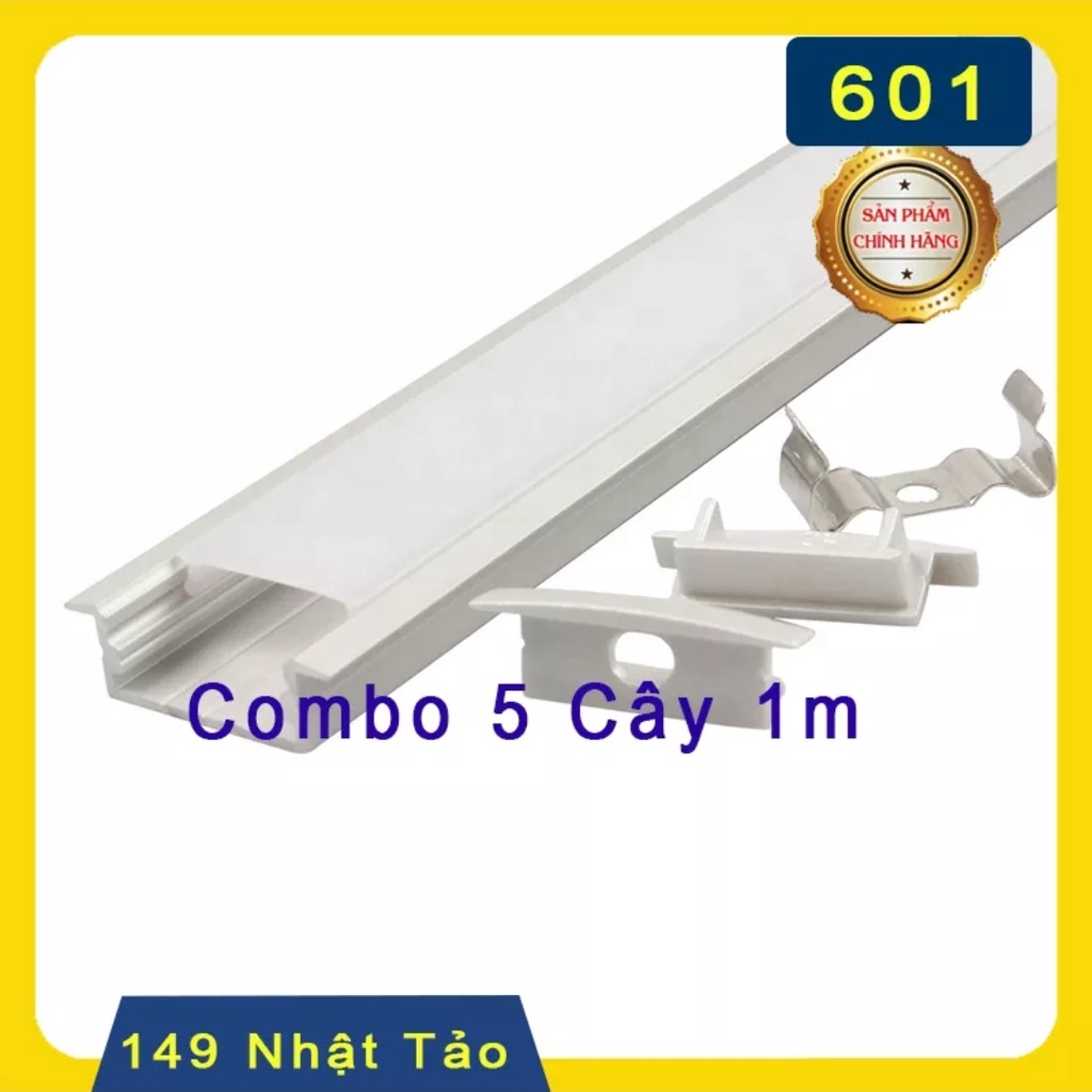 Thanh Nhôm Định Hình Led cao cấp chữ U lắp nổi chữ YW lắp âm chữ V lắp góc cho chiếu sáng