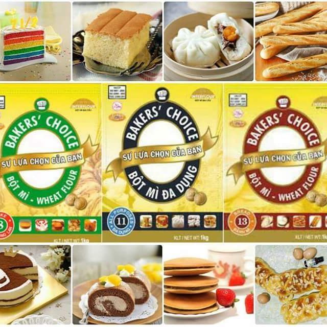 Bột mì Bakers choice số 8; 11; 13