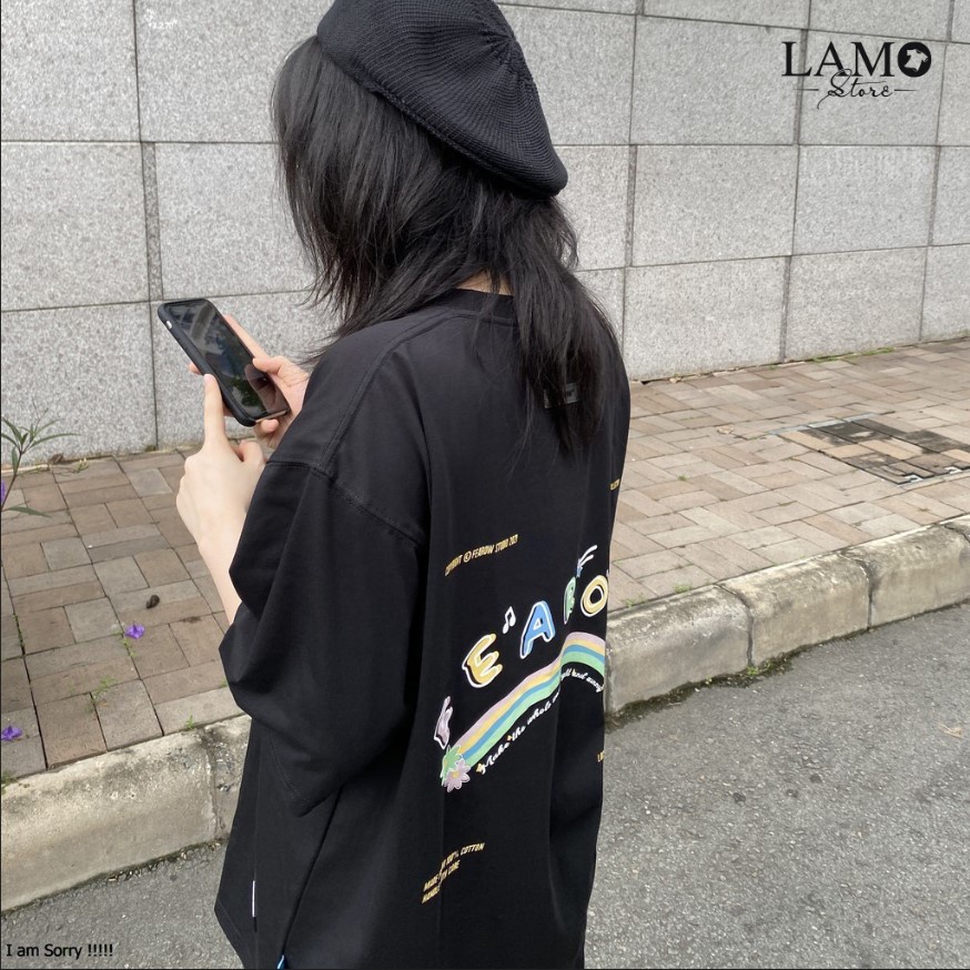 Áo thun Ferow Signature Color Black- Lamo store (V390)