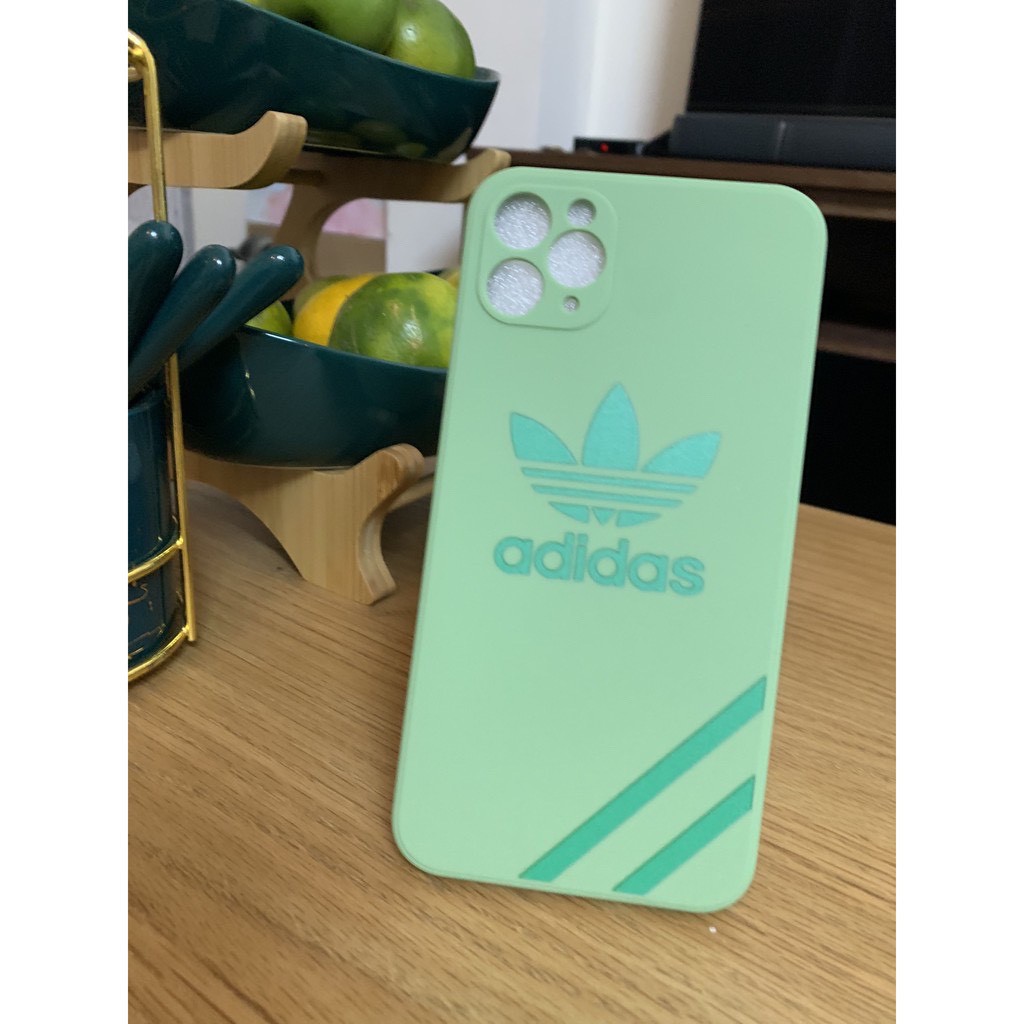 Ốp Lưng Điện Thoại Iphone Dẻo Chống Bẩn in Logo Adidas 7plus/8/8plus/x/xr/xs/11/12/11promax/plus/12promax