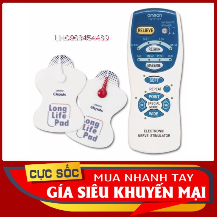 Máy Massage Xung Điện Omron HV-F127 [Cam kết Chính Hãng]