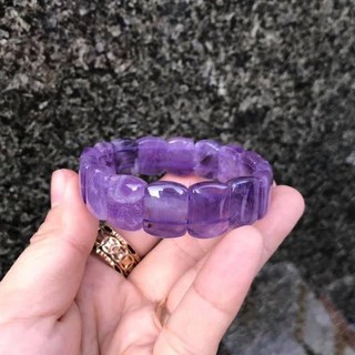 VÒNG TAY MÀU TÍM BẢN VUÔNG - HÀNG THIÊN NHIÊN