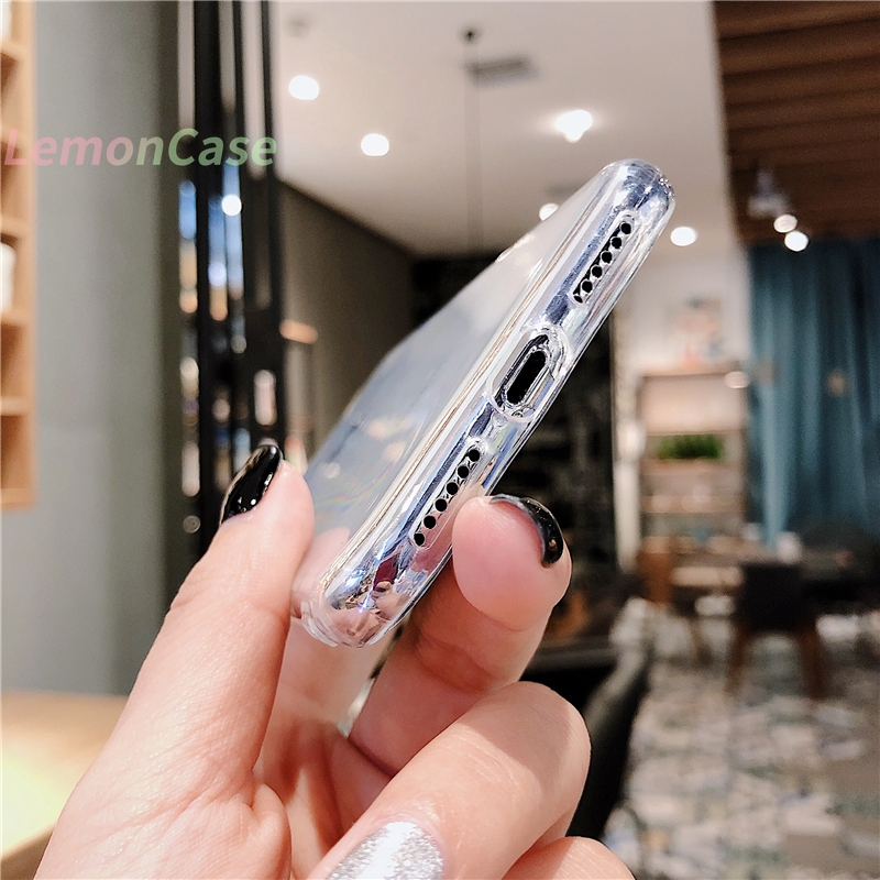 Ốp điện thoại mềm màu trắng trong suốt cho IPhone 8 Plus 11 6 7 6S Plus 12 mini 12 pro max X Se 2020 6SPlus 7Plus 6Plus 8Plus XS