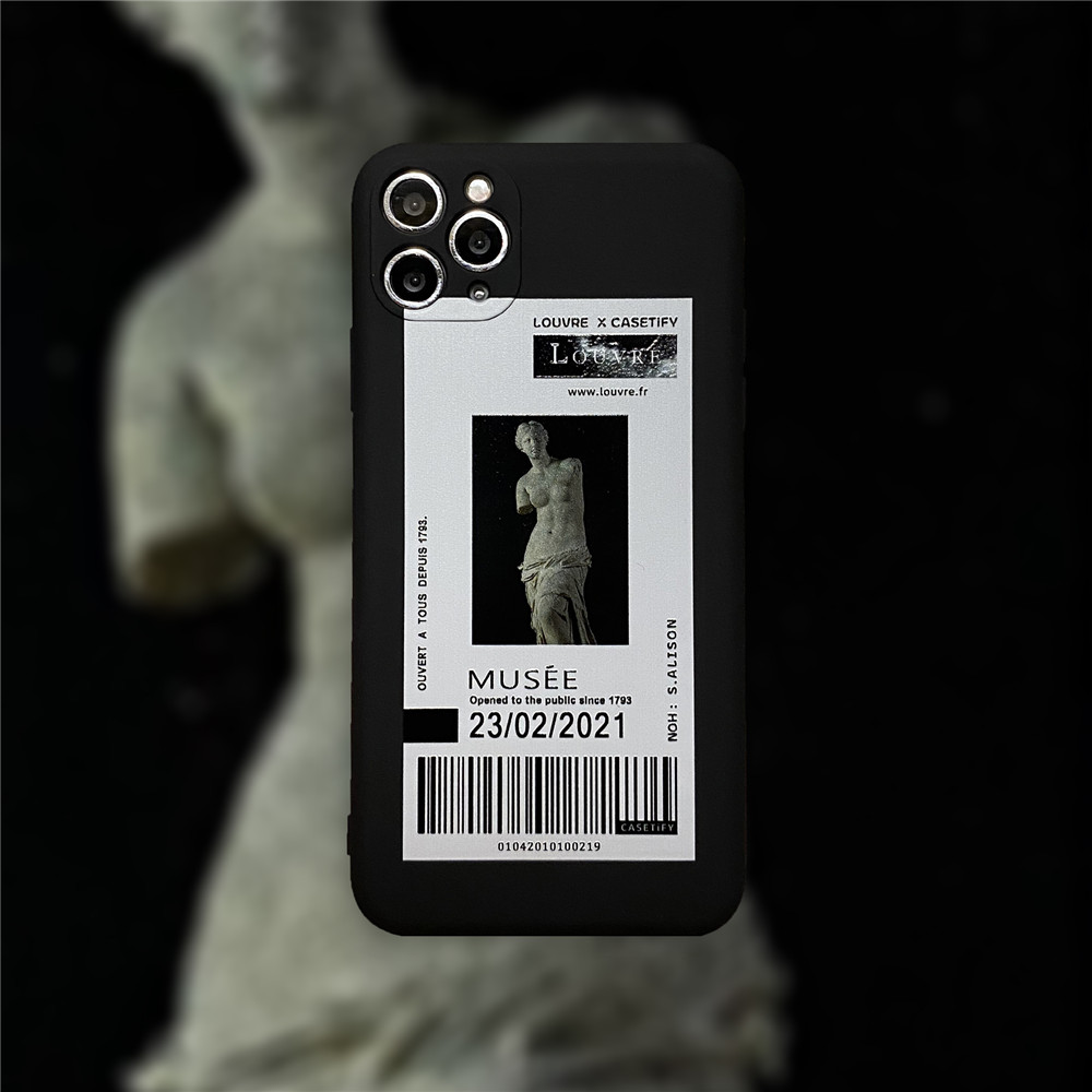 Ốp điện thoại IMD Silicon họa tiết tranh dầu chống sốc cho IPHONE 12PRO MAX 12MINI 11PRO MAX XS MAX XR SE 2020 7 8 | BigBuy360 - bigbuy360.vn