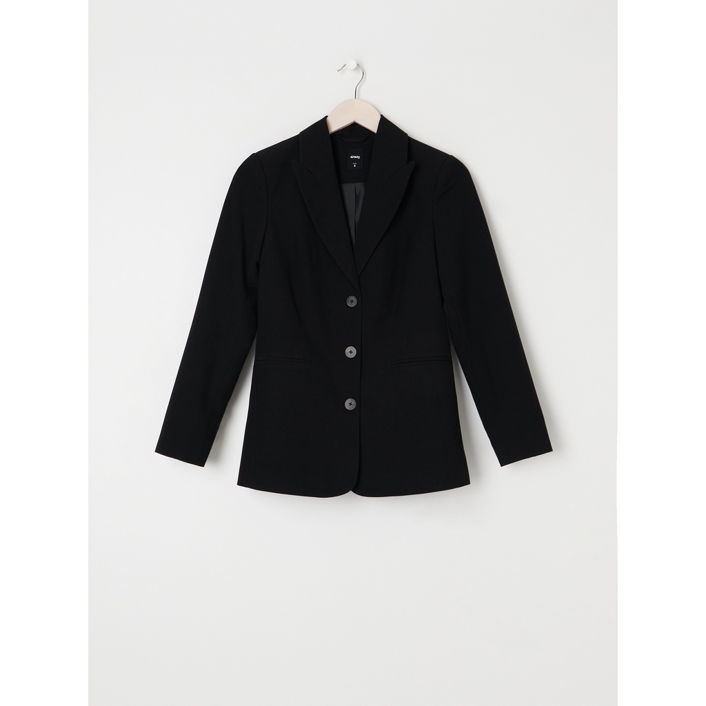 SINSAY Đức - Áo khoác vest blazer ĐEN sang trọng công sở 3 nút auth chính hãng size XXS 5967J-99X