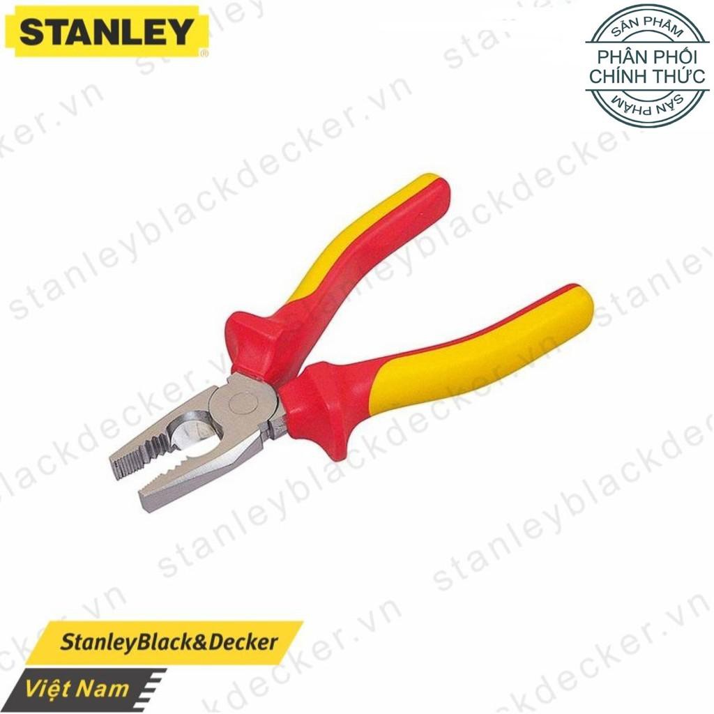 [STANLEY] Kìm tổ hợp (Kìm răng) VDE cách điện 1000V Stanley