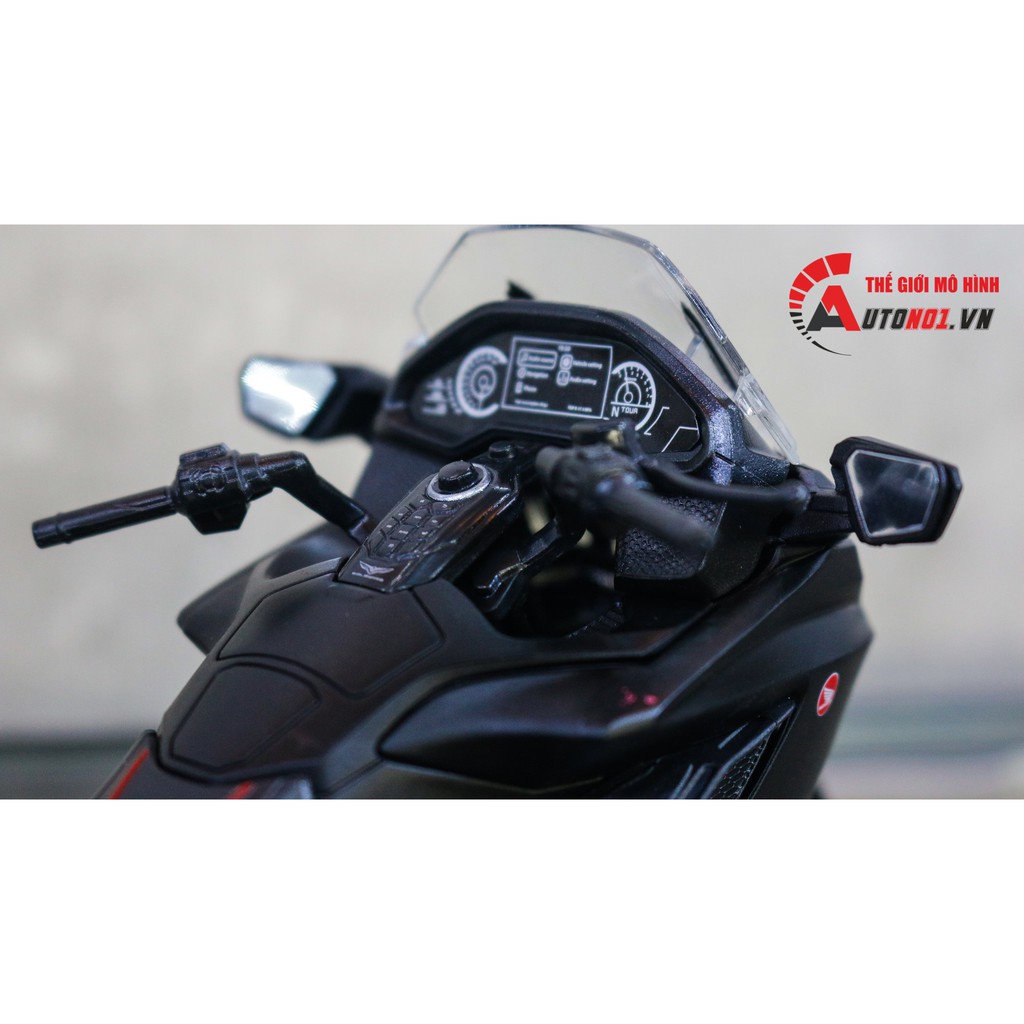 MÔ HÌNH XE HONDA GOLDWING 2020 BLACKRED 1:12 WELLY 7490