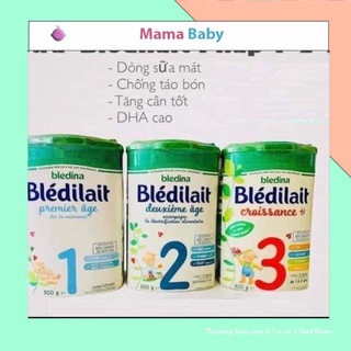 Sữa bột Bledilait Bledina Pháp số 1 2 3