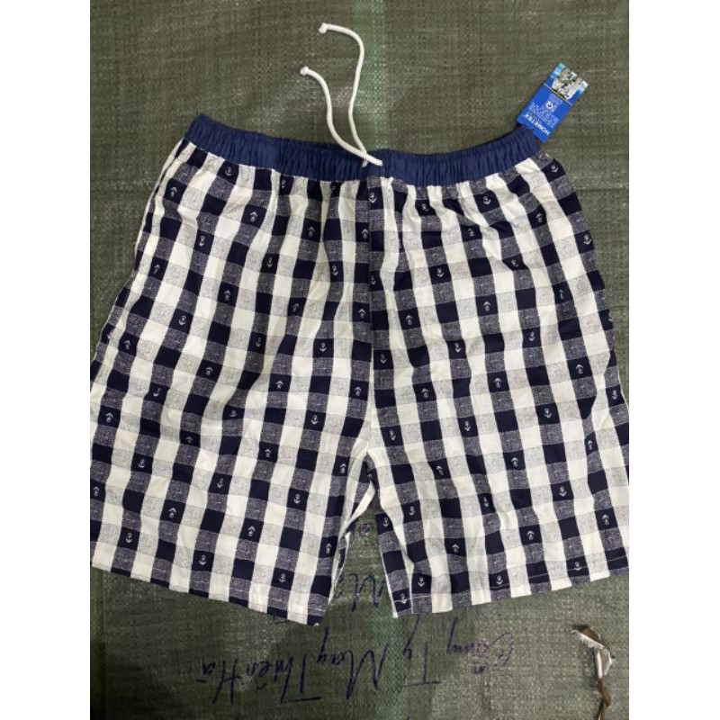 Quần short nam phối lưng thun vải cotton Hometex, quần đùi nam | BigBuy360 - bigbuy360.vn
