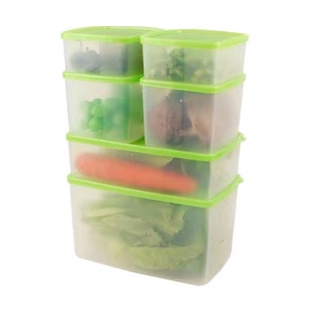 6 hộp ngăn mát Tupperware có sẵn