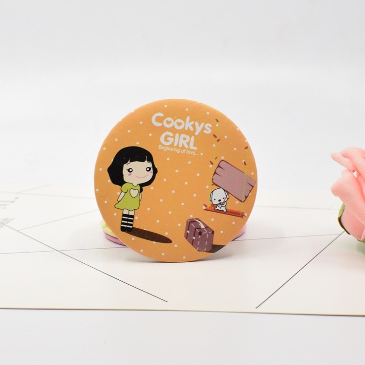 Gương trang điểm mini siêu cute cầm tay bỏ túi Hàn Quốc tiện lợi 1480 the gioi tiện ích 88