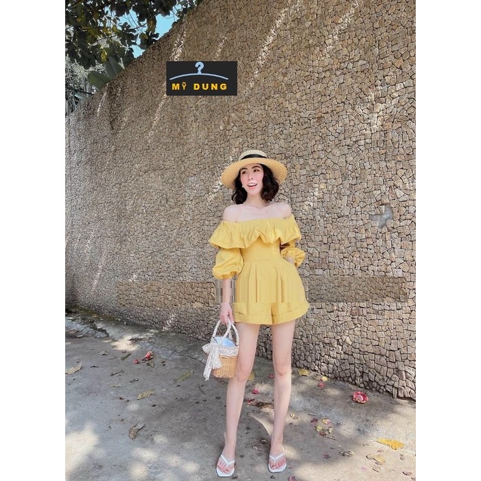 JUMPSUIT ĐÙI  BẸT VAI BÈO -TAY LỠ- GỢI CẢM