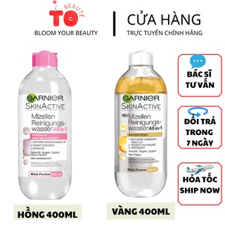 Nước tẩy trang garnier skinactive hồng/vàng 400ml