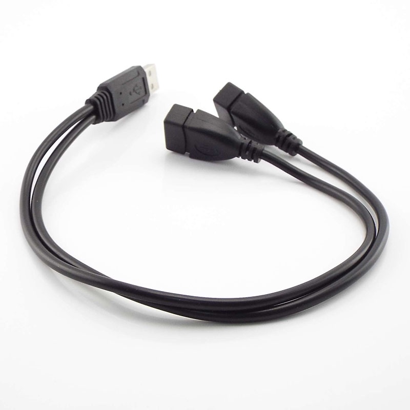Dc Dây Cáp Sạc Chuyển Đổi Từ usb 2.0 Sang 2 Cổng usb vnk2